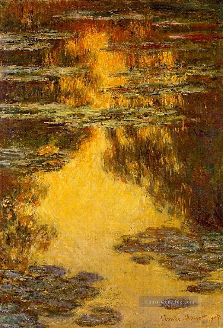Wasserlilien XI Claude Monet impressionistische Blumen Ölgemälde